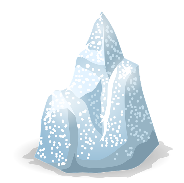 Transparent Frozen Cube Clipart