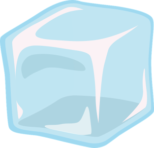 Transparent Frozen Cube Clipart
