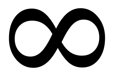 Transparent Lemniscate Icon