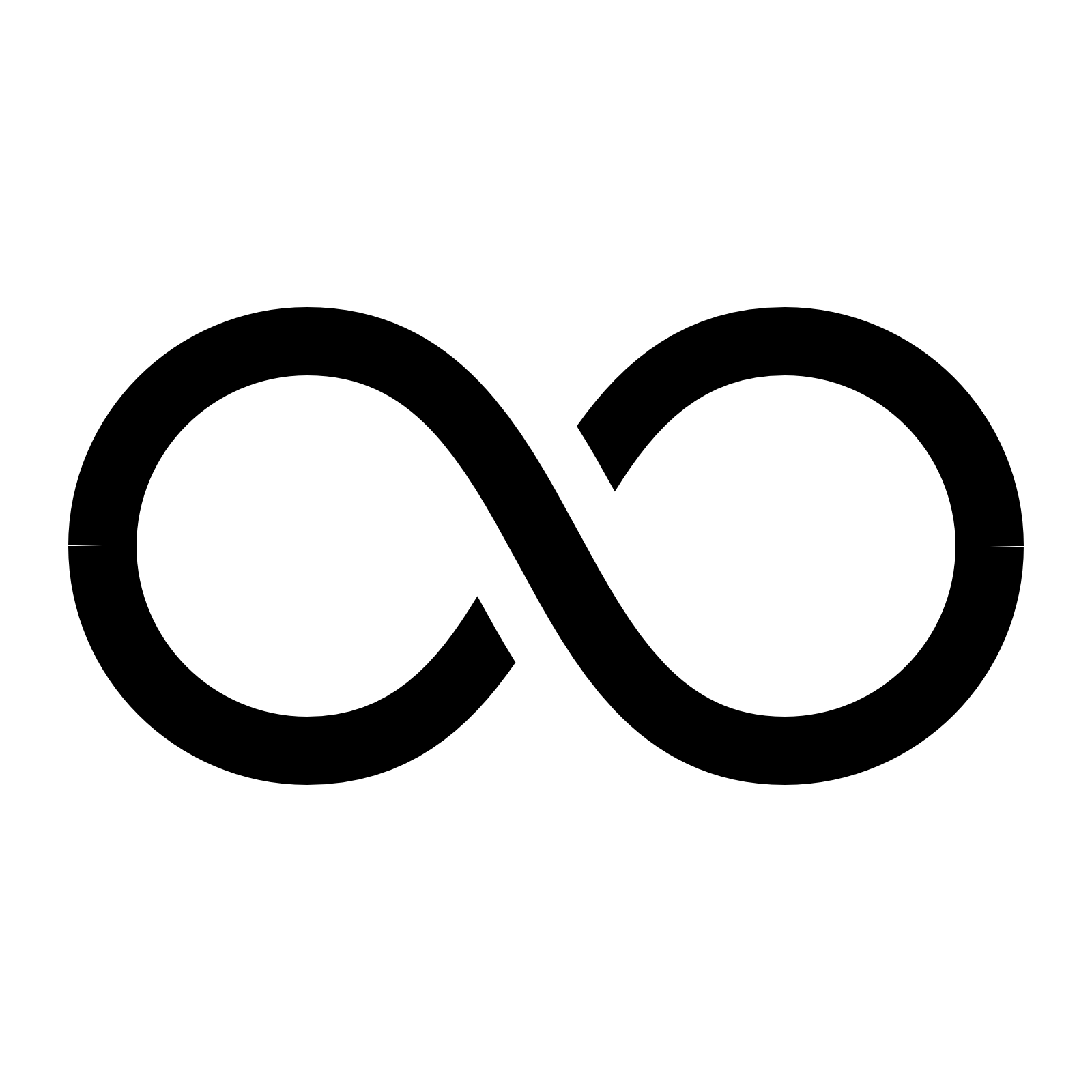 Transparent Lemniscate Icon