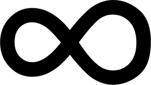 Transparent Lemniscate Icon