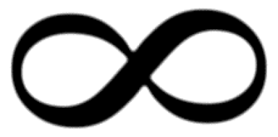 Transparent Lemniscate Icon