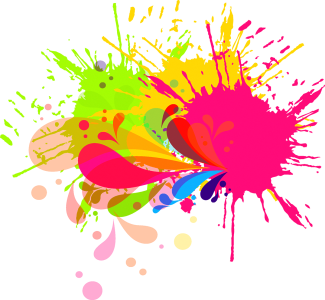 Holi PNG – Colorful Festival of Colors Transparent Images Download 11