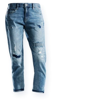 Denim Trousers Transparent