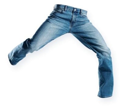 Denim Trousers Transparent