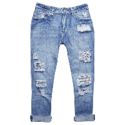 Denim Trousers Transparent