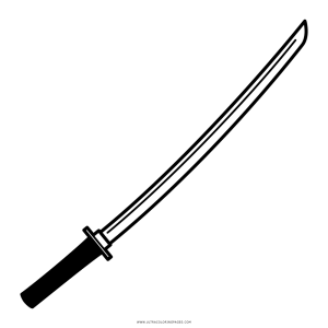 Katana PNG, Transparent Samurai Sword Image