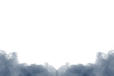 Abstract Blue Smoke Frame PNG Image
