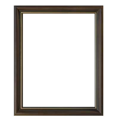 Ornate Brown Picture Frame Free PNG Image