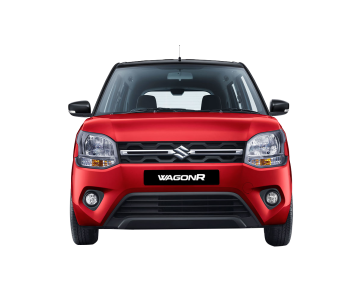 Red Maruti Suzuki WagonR Front View PNG Image