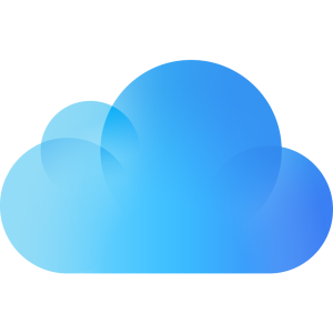 Blue Soft Cloud Icon Clipart