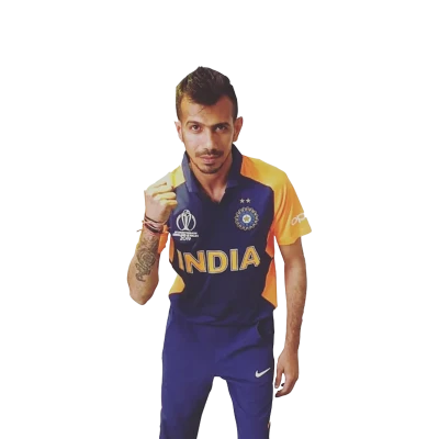 Cricketer Yuzvendra Chahal India Jersey Free PNG