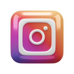 3D Instagram Logo Application Icon PNG Image