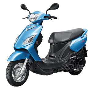 Stylish Blue Scooter Moped PNG Image