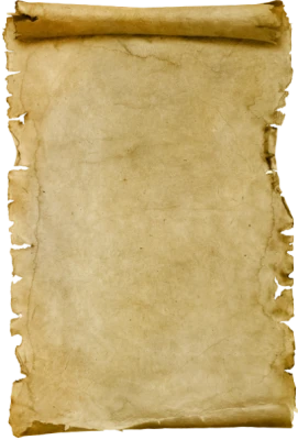 Rolled Old Parchment Scroll Free PNG Image