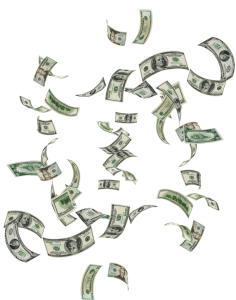 Falling 100 Dollar Bills Rain Free PNG