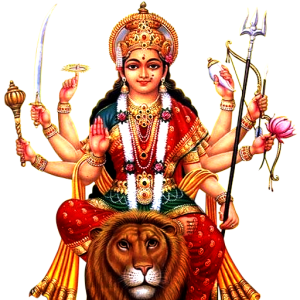 maa durga, png