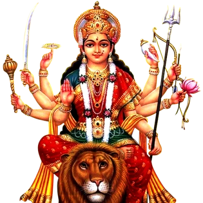 maa durga, png