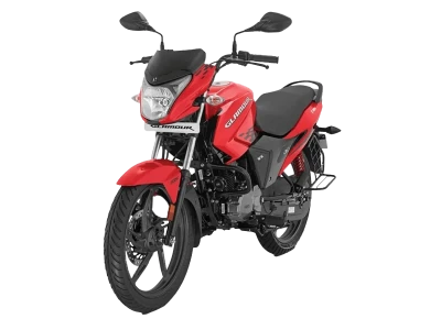 Red Hero Glamour Motorcycle Side View Free PNG