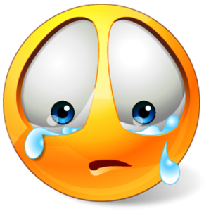 Sad Crying Face Emoji Clipart