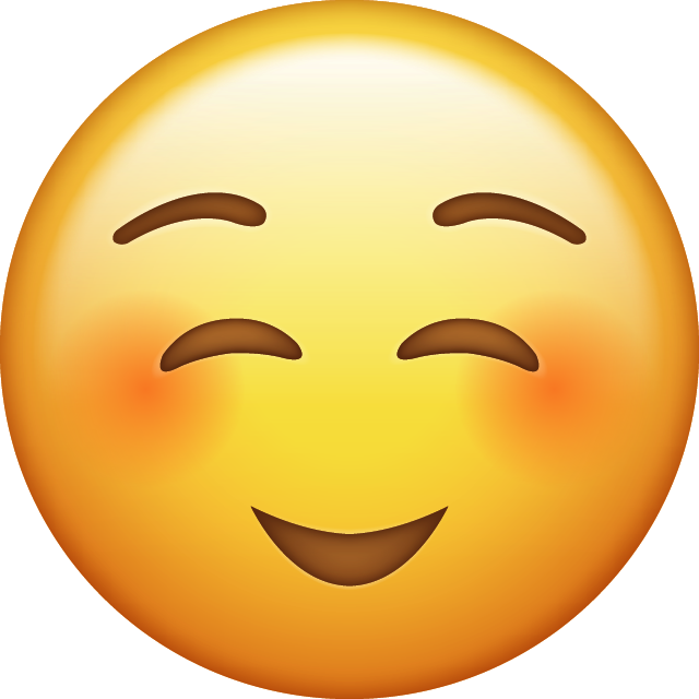 Blushing Smiling Face Emoji Free Download