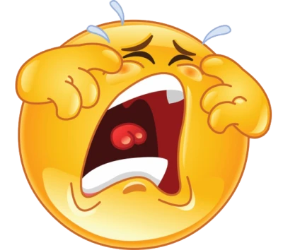 Loudly Crying Face Emoji Free Download
