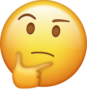 Suspicious Thinking Face Emoji Clipart