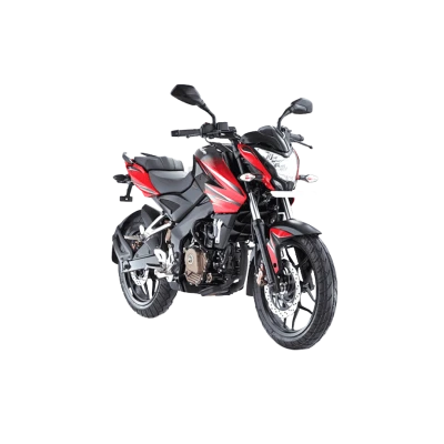 Bajaj Pulsar NS 200 Red And Black Bike Free PNG
