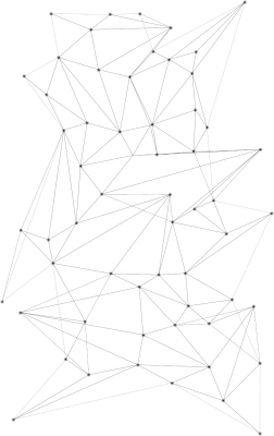 Digital Connectivity Grid PNG Image