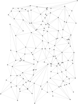 Neural Network Connection Grid Free PNG