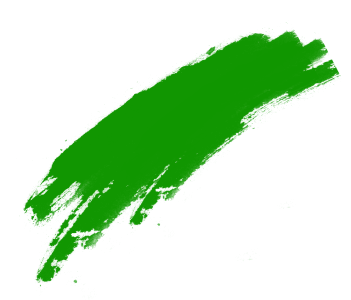 Green Paint Brush Stroke Overlay