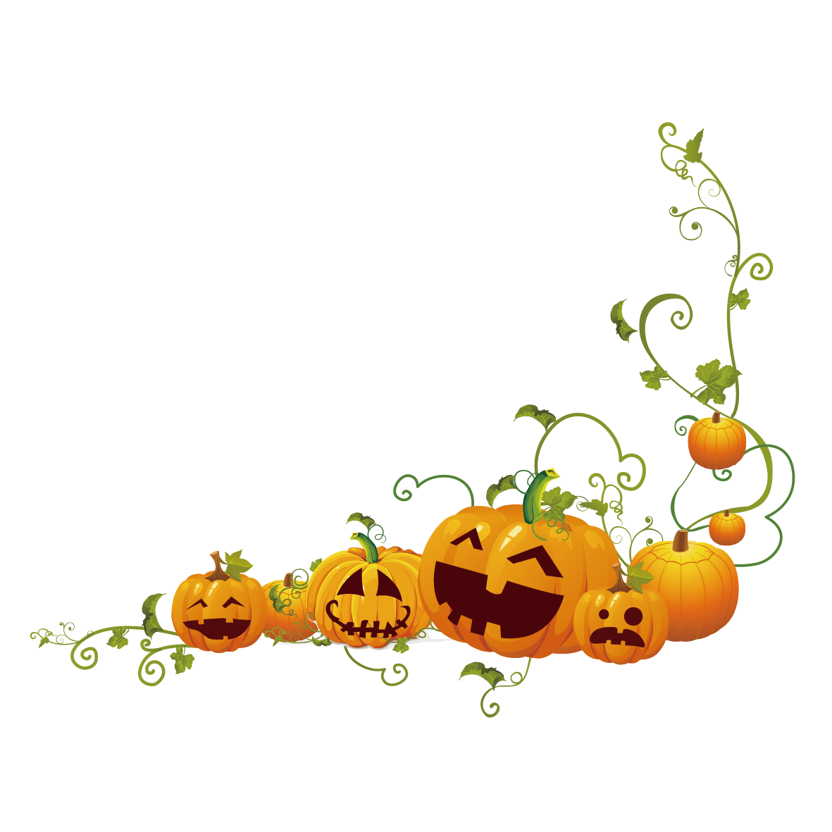 Halloween Pumpkin Corner Decoration