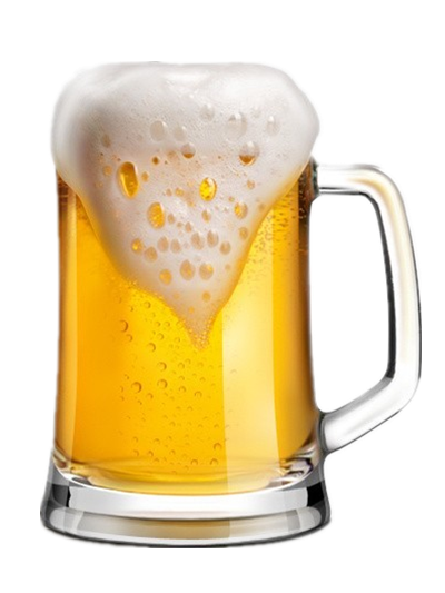 Realistic Frosty Beer Mug with Foam