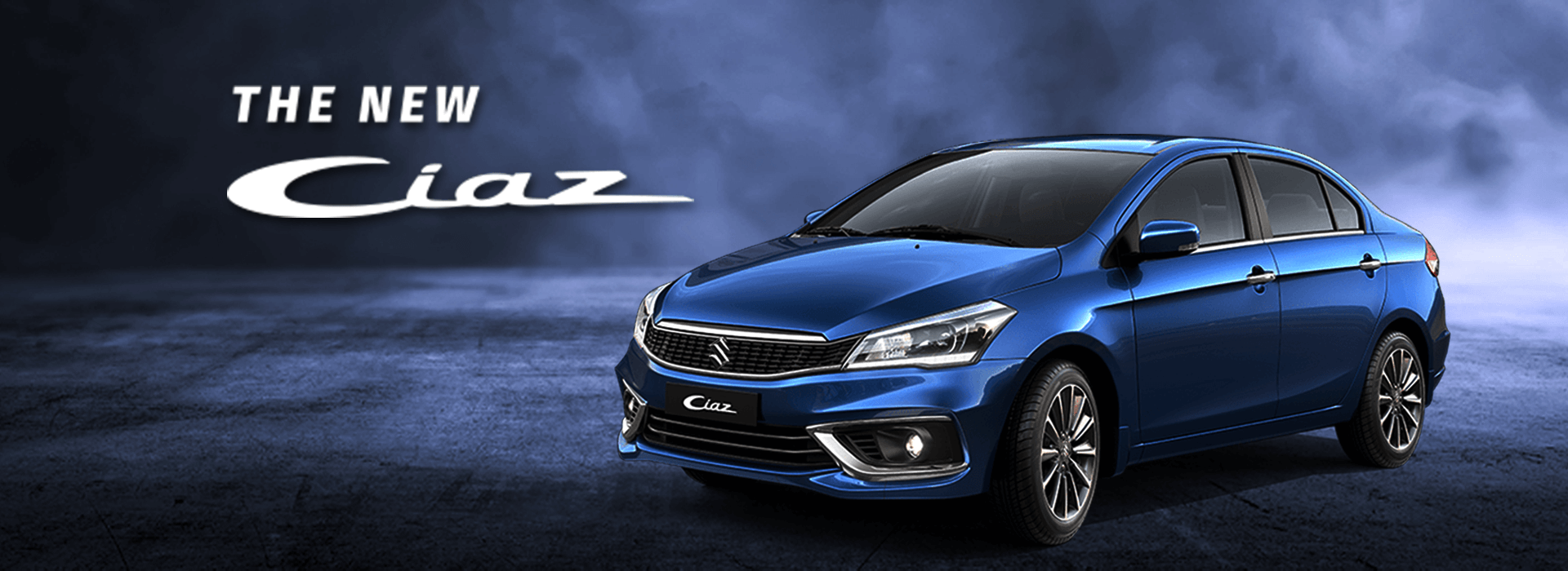 Blue Suzuki Ciaz Sedan Car