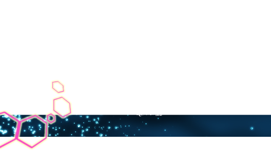 Blue Hexagon Lower Third Overlay