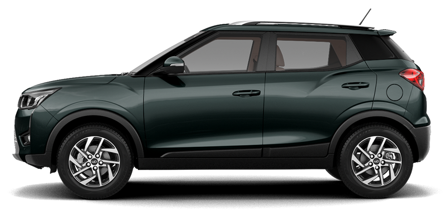 Green Mahindra XUV300 Side View