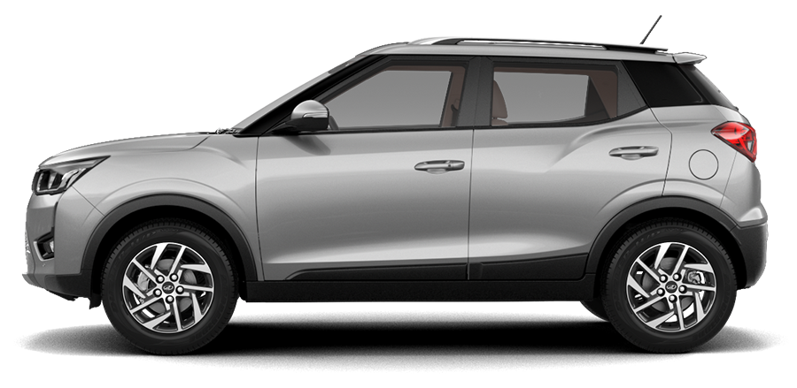 Silver Mahindra XUV300 SUV