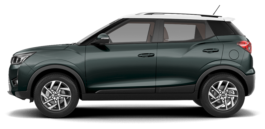 Dark Green Mahindra XUV300 SUV