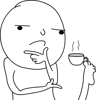 Thinking Stick Figure Meme Free PNG