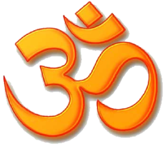 Om Symbol Orange 3D Free PNG