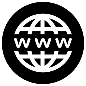 WWW Internet Icon Circle Free PNG