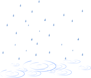 Rain Drops and Ripples Free PNG