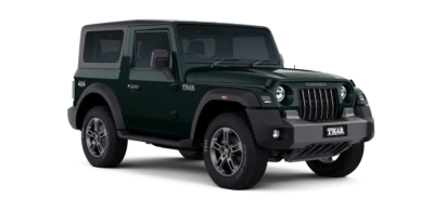 Dark Green Mahindra Thar 4x4 Free PNG