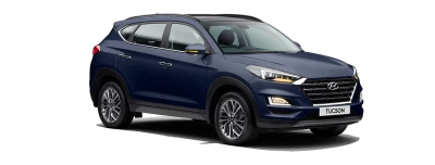 Blue Hyundai Tucson SUV Free PNG
