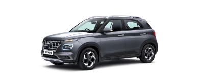 Grey Hyundai Venue SUV Front View Free PNG