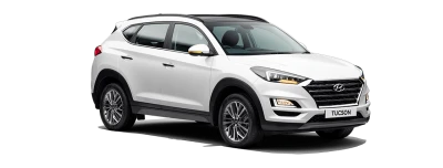 Silver Hyundai Tucson SUV Free PNG
