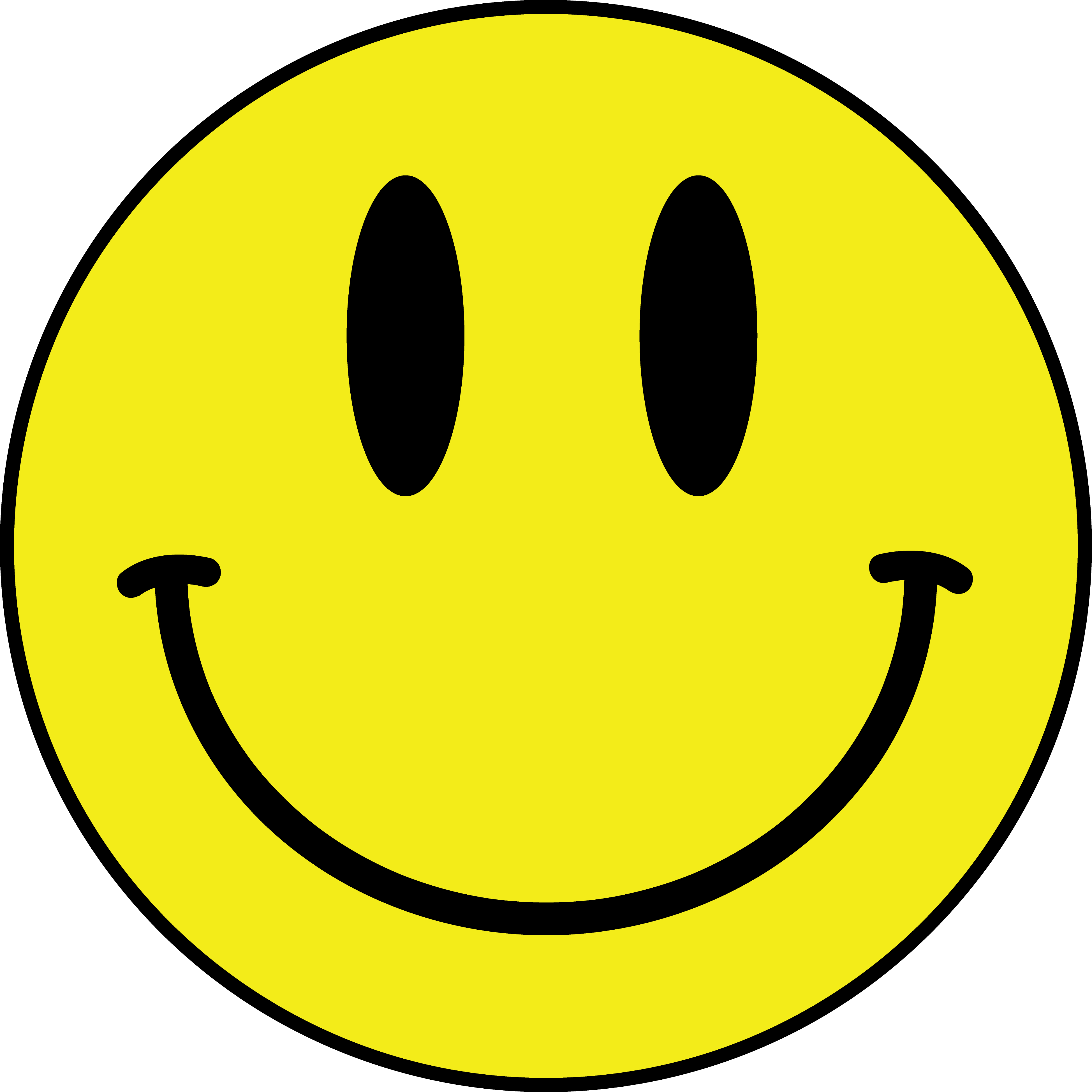 Yellow Classic Smiley Face Clipart