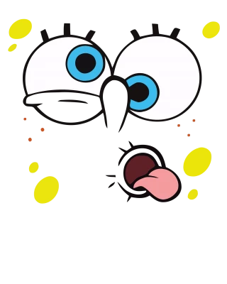 Crazy Cartoon Face Expression Transparent Background