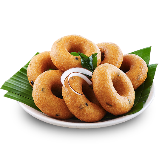 South Indian Medu Vada Breakfast Clipart