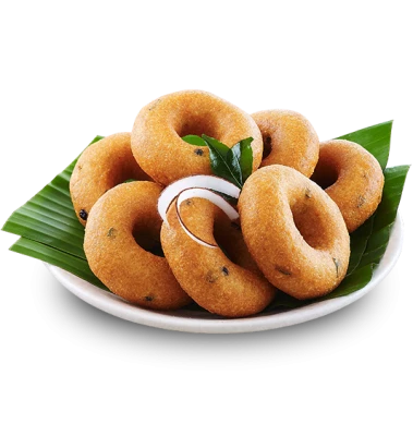 South Indian Medu Vada Breakfast Clipart